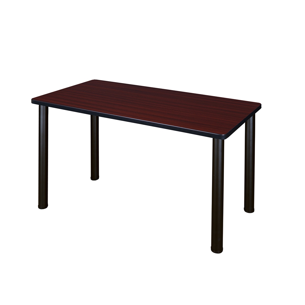 42" x 24" Kee Training Table- Mahogany/ Black. Picture 1