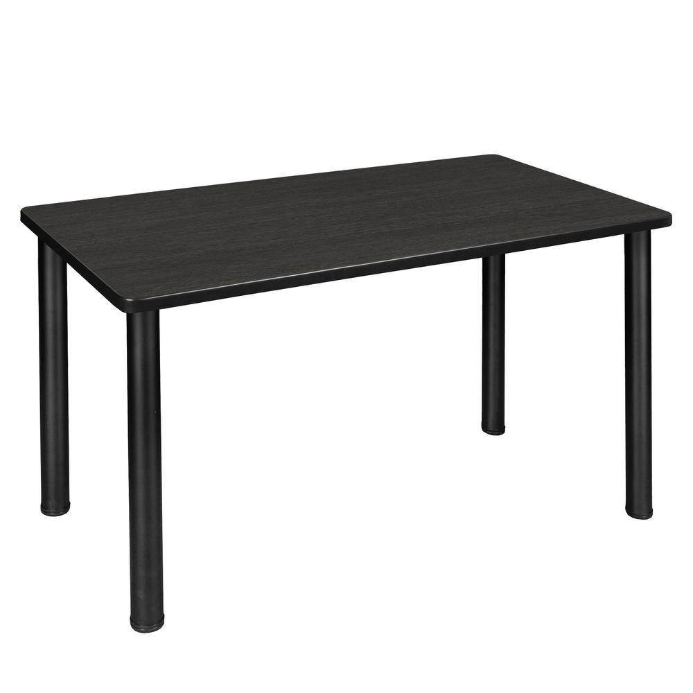 48" x 24" Kee Training Table- Ash Grey/ Black. The main picture.