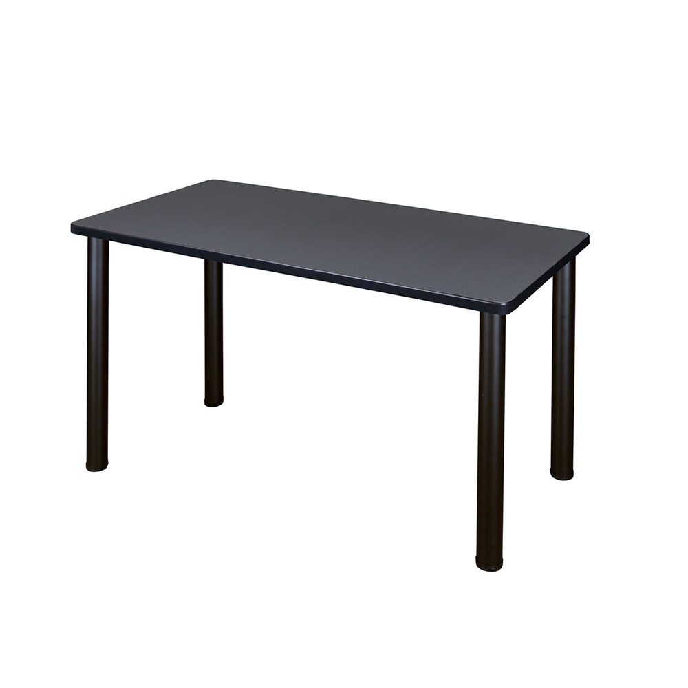 48" x 24" Kee Training Table- Grey/ Black. Picture 1