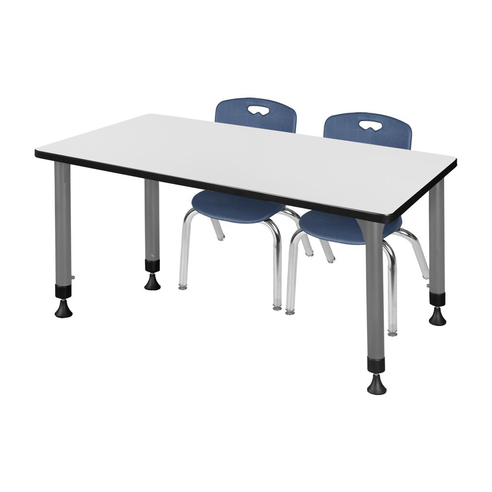 Regency Kee 60 x 24 in. Adjustable Classroom Table. The main picture.