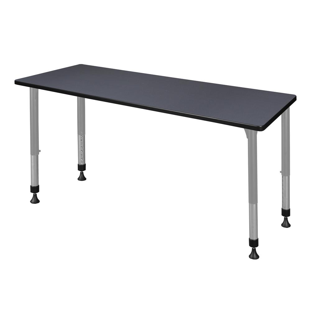 Regency Kee 66 x 30 in. Height Adjustable Classroom Activity Table. The main picture.