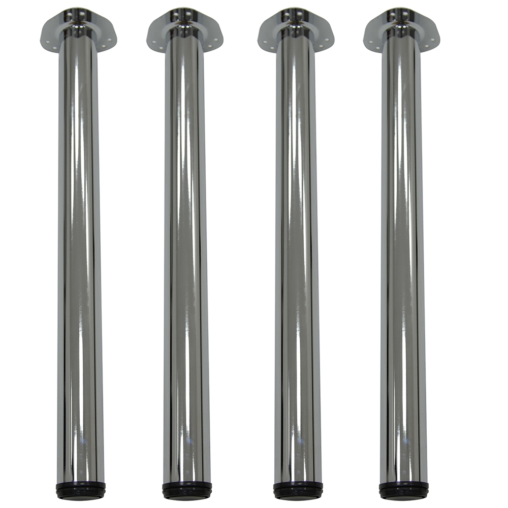 Kee Post Table Legs (Set of 4)- Chrome. Picture 1