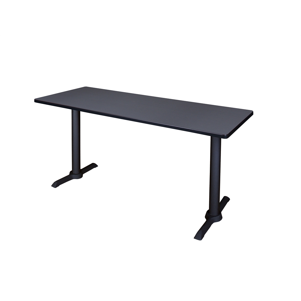 Cain 60" x 24" Training Table- Grey. Picture 1