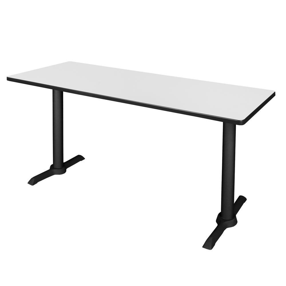 Cain 60" x 24" Training Table- White. Picture 1