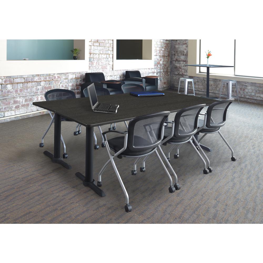 Cain 84" x 24" Training Table- Ash Grey. Picture 3