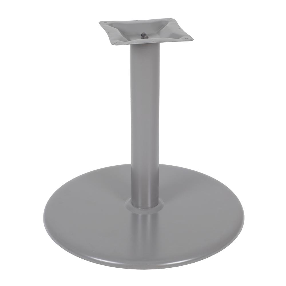 Via Platter Base for 48" Table Tops- Grey. Picture 1