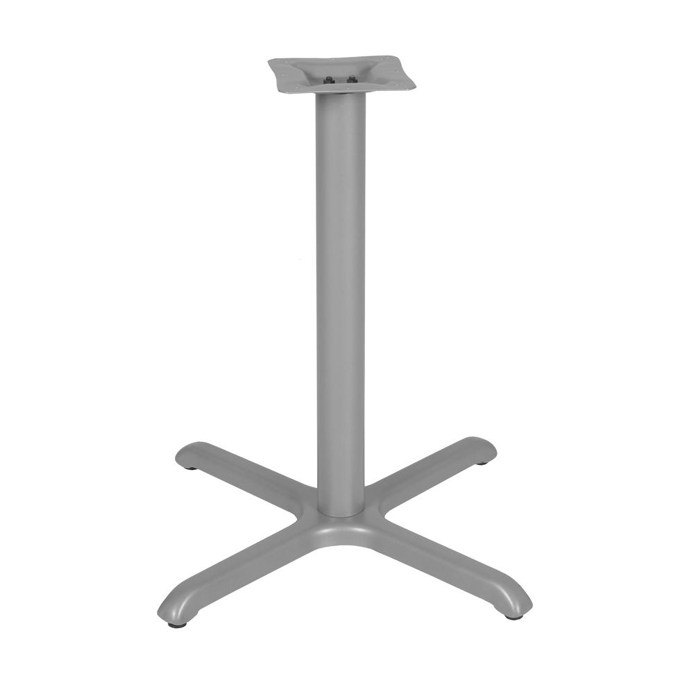 Via X-Base for 30" Table Tops- Grey. Picture 1