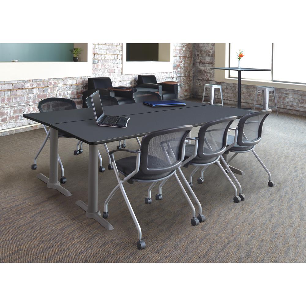 Regency Cain 84" x 24" Training Table. Picture 4