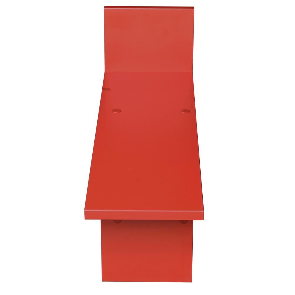 Niche Lux Tiered Wall Shelf - Red. Picture 4