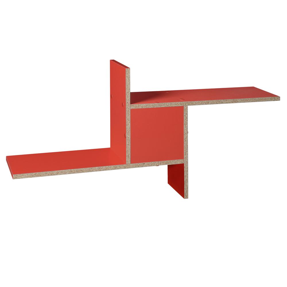 Niche Lux Tiered Wall Shelf - Red. Picture 5
