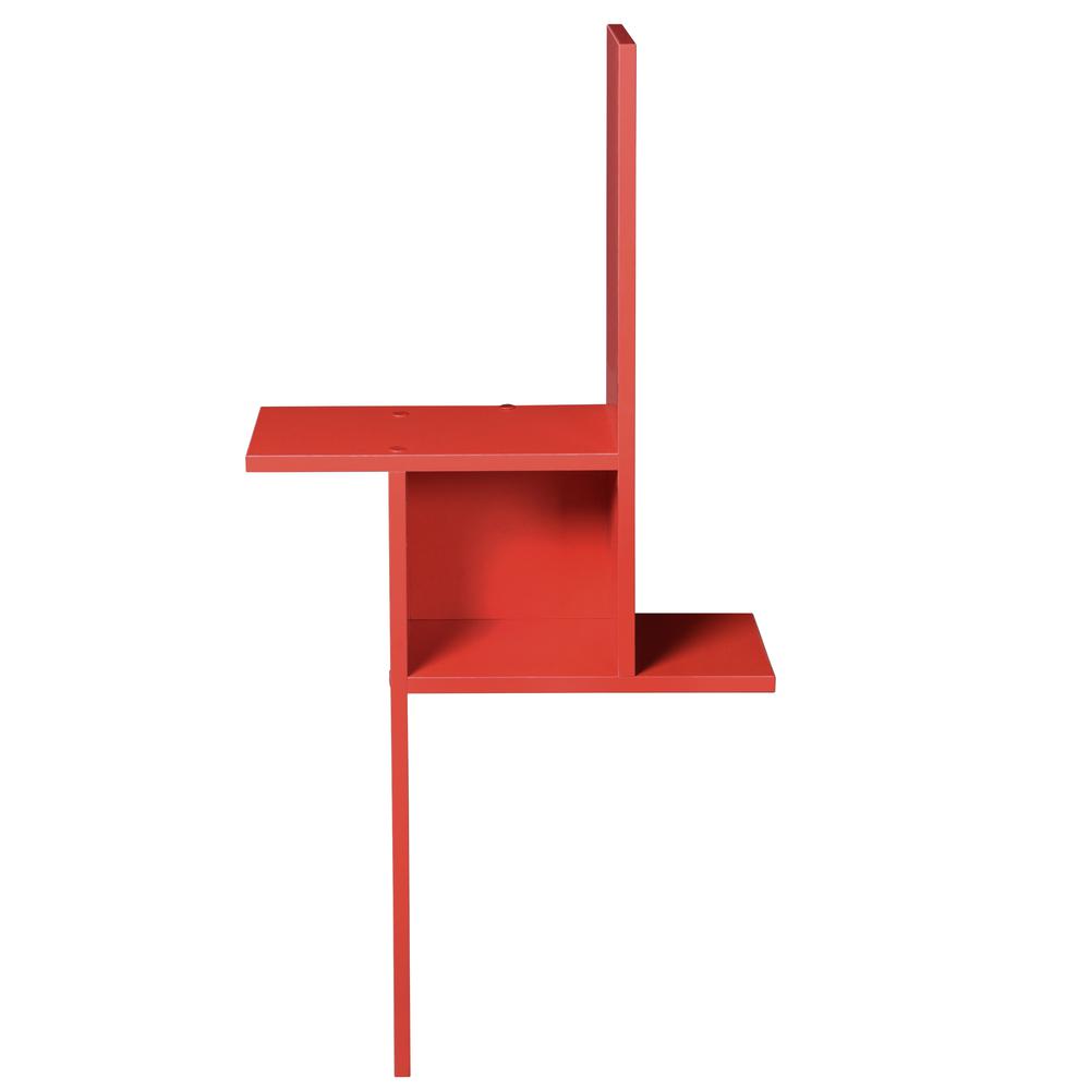 Niche Lux Tiered Wall Shelf - Red. Picture 6