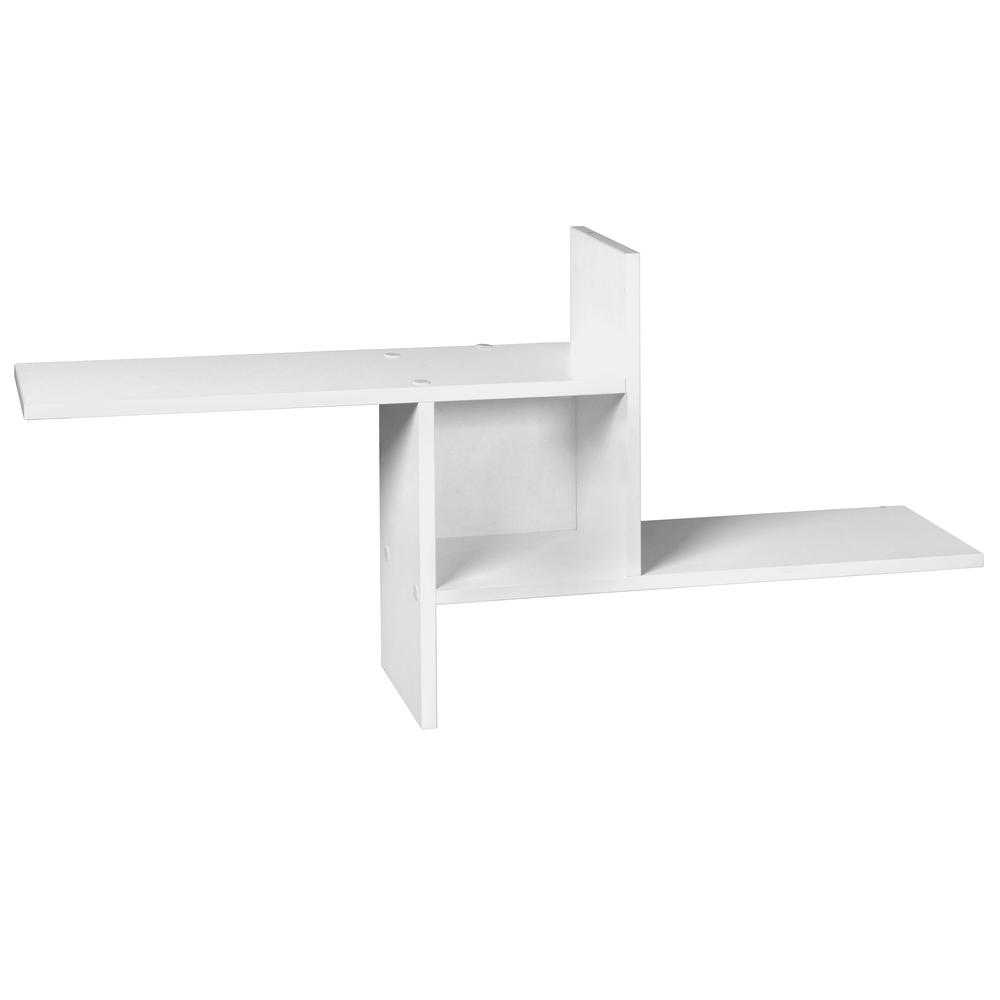Niche Lux Tiered Wall Shelf - White. The main picture.