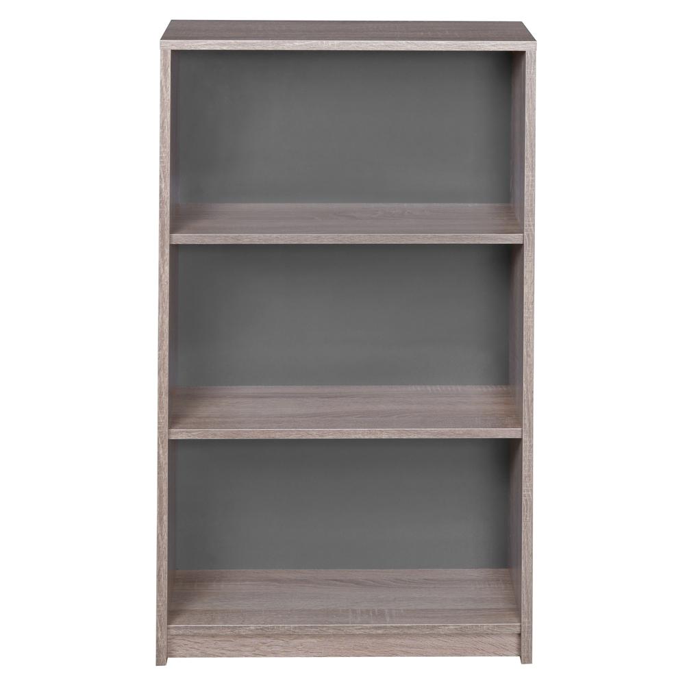Niche Lux 3 Shelf Bookcase - Latte. Picture 3
