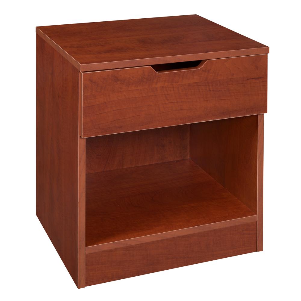 Niche Mod Single Drawer Night Stand- Cherry. The main picture.