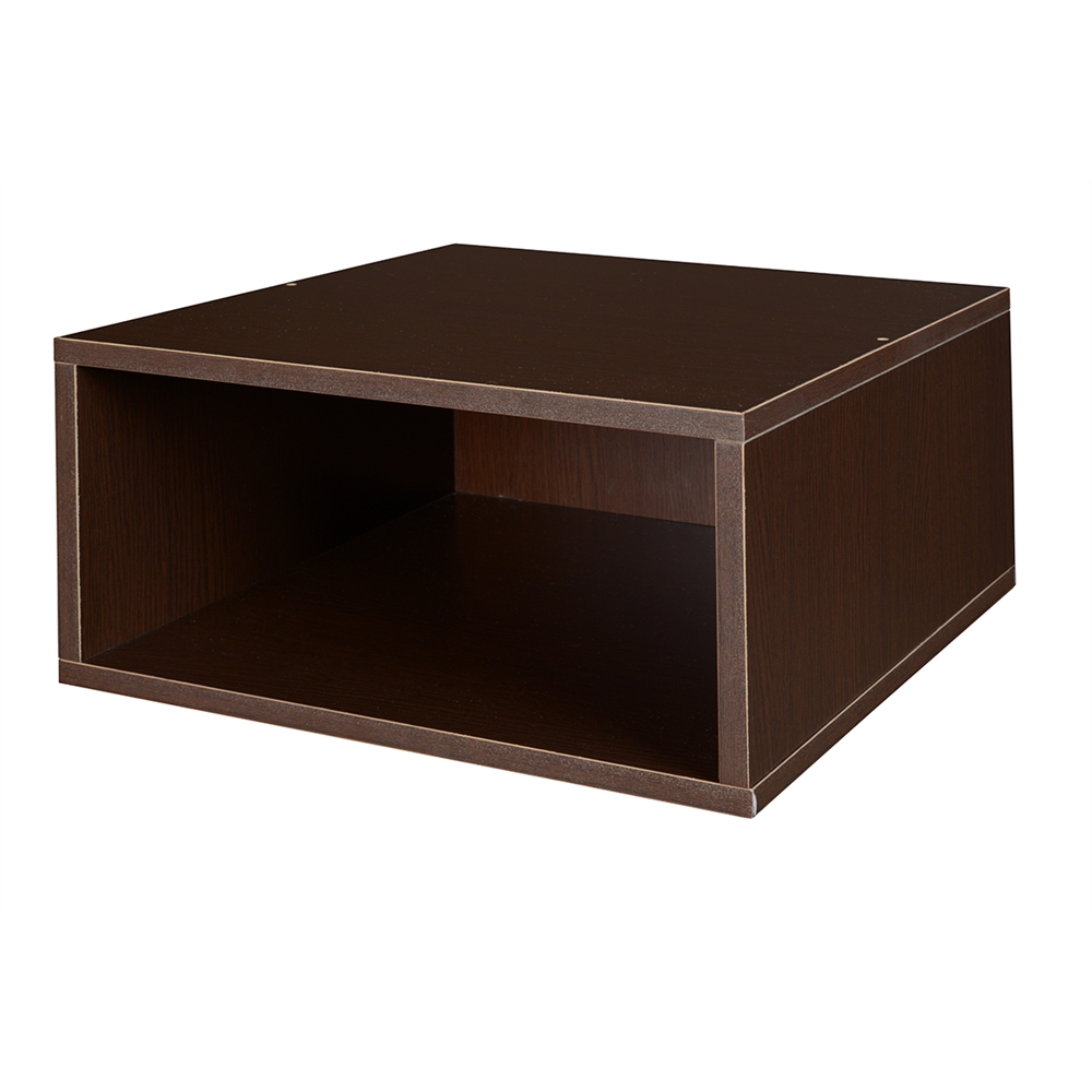 Cubo Half Size Stackable Storage Cube- Truffle. Picture 1