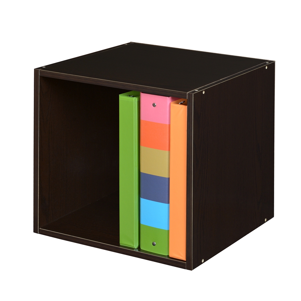 Cubo Stackable Storage Cube - Truffle. Picture 2