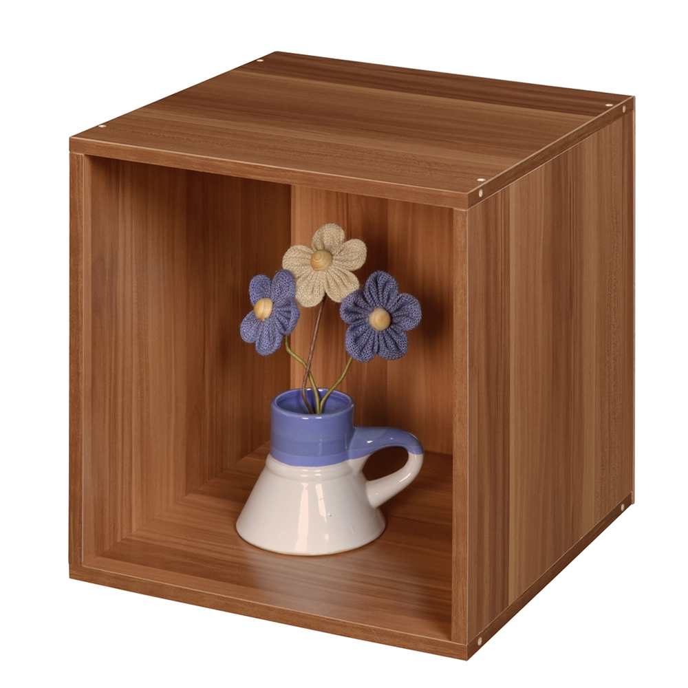 Cubo Stackable Storage Cube - Warm Cherry. Picture 3