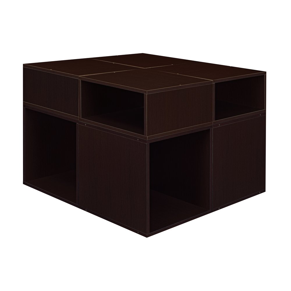 Niche Cubo Storage Set- 4 Full Cubes/4 Half Cubes- Truffle. Picture 3