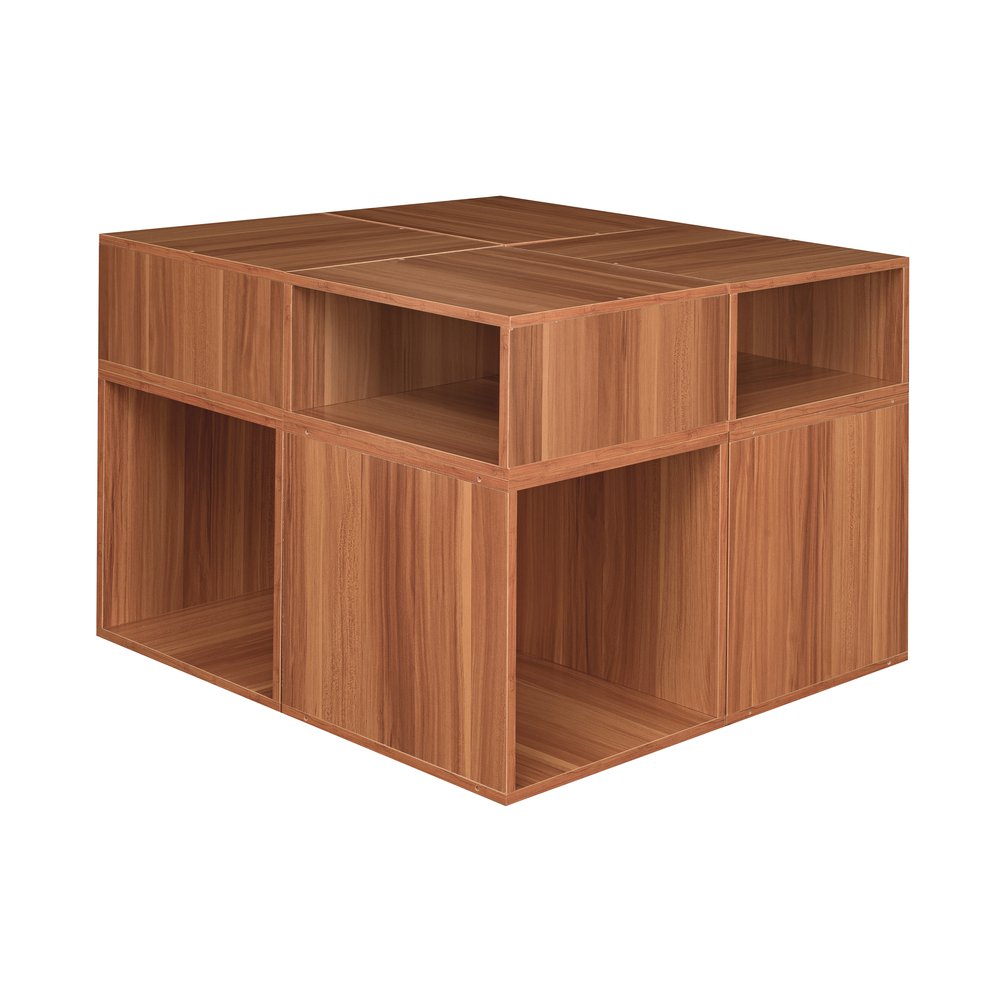 Niche Cubo Storage Set- 4 Full Cubes/4 Half Cubes- Warm Cherry. Picture 2