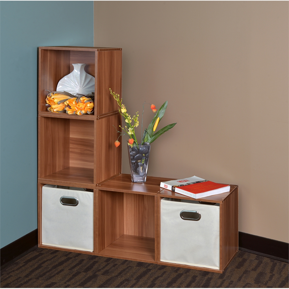 Cubo Stackable Storage Cube - Warm Cherry. Picture 6