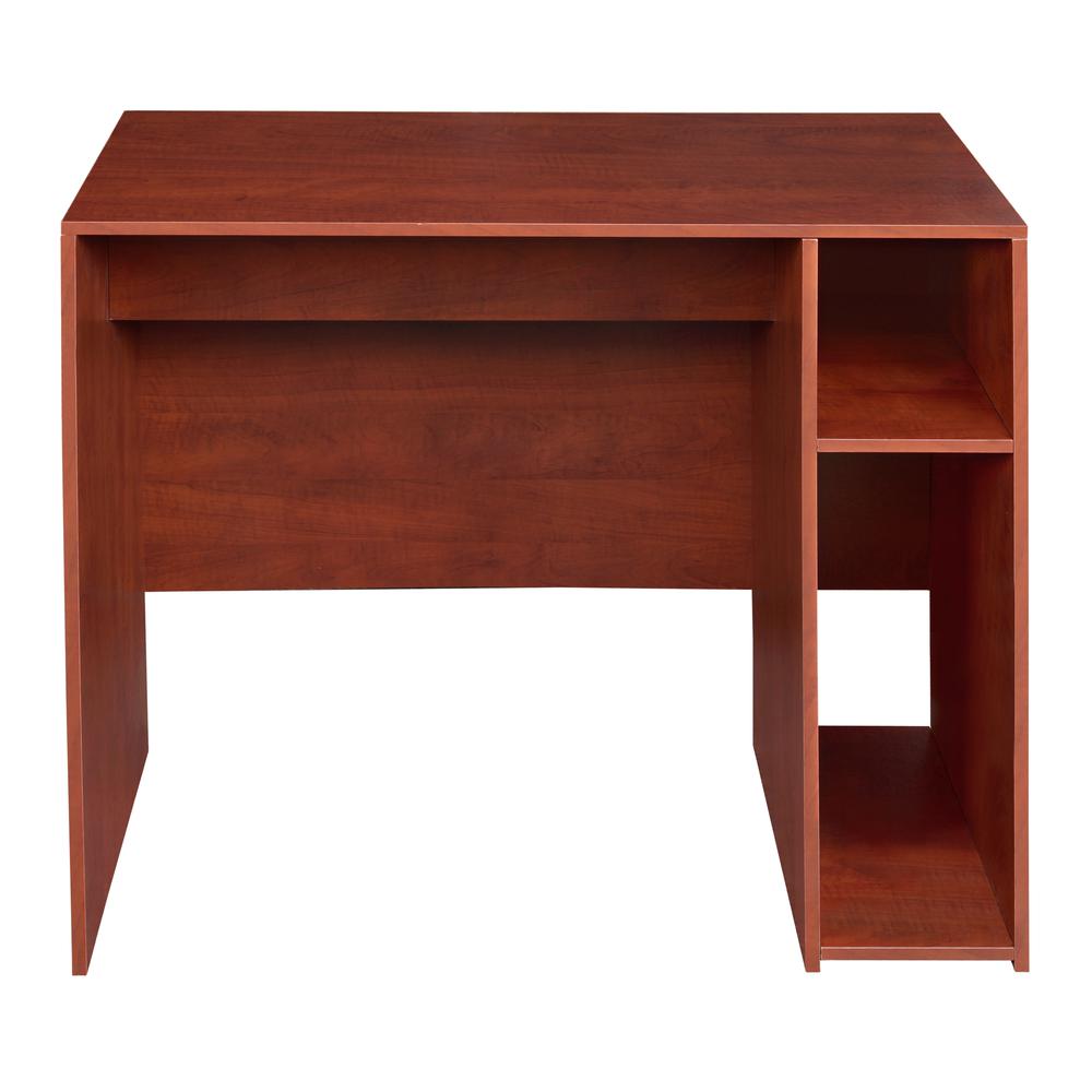 Niche Mod 31" Desk with 2 shelf Bookcase - Cherry. Picture 3