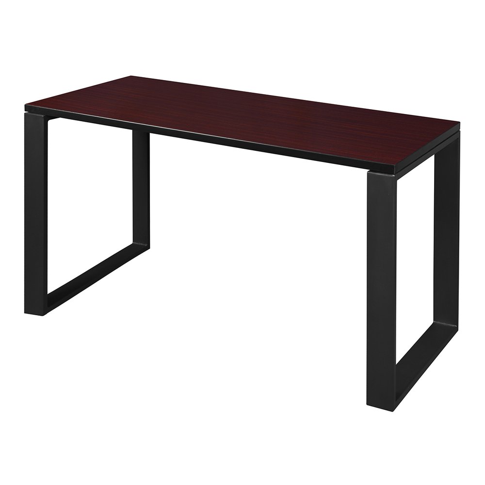 Structure 42" x 24" Training Table- Mahogany/Black. Picture 1