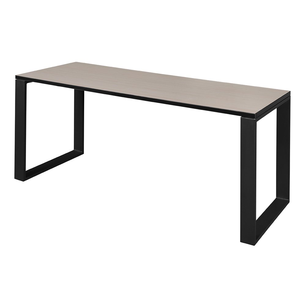 Structure 60" x 24" Training Table- Maple/Black. Picture 1