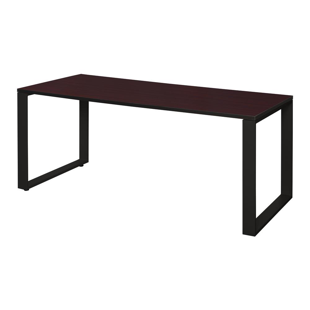 Structure 72" x 30" Training Table- Mahogany/Black. Picture 1