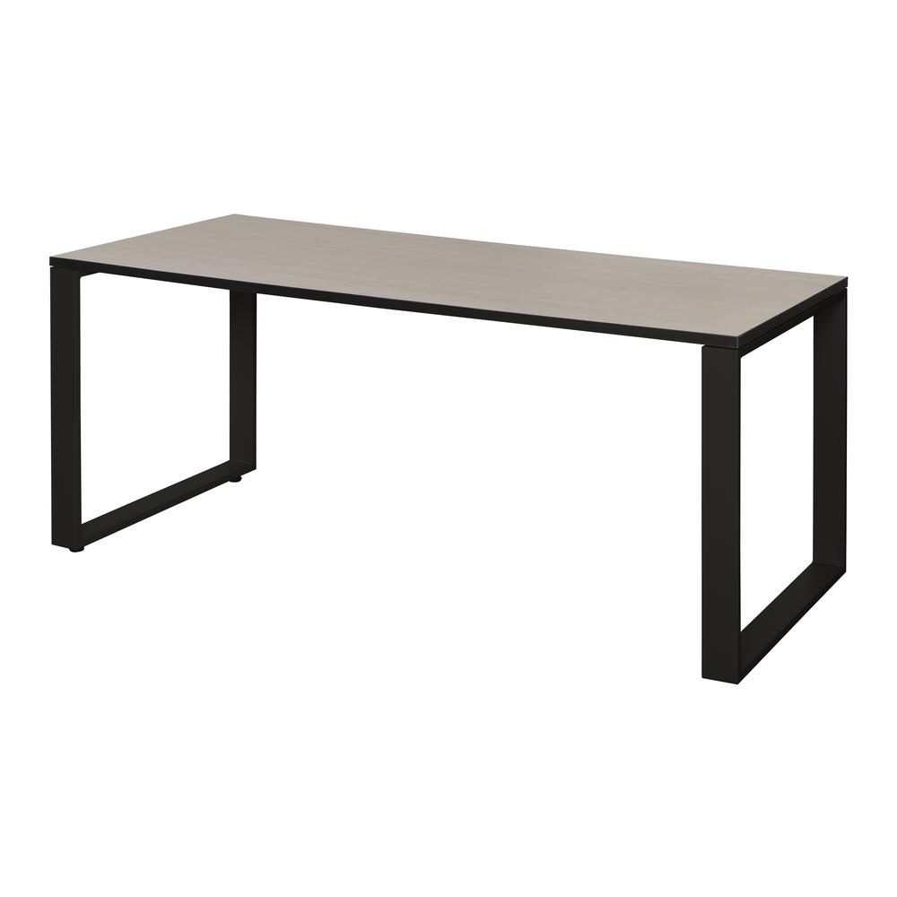 Structure 72" x 30" Training Table- Maple/Black. Picture 1