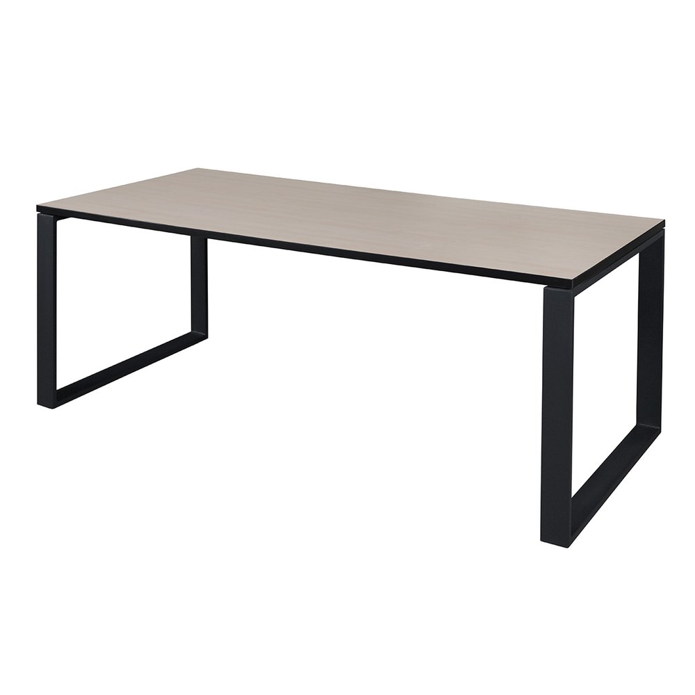 Structure 72" x 36" Training Table- Maple/Black. Picture 1