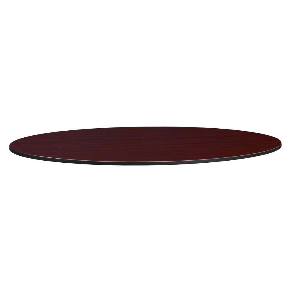 Structure 72" x 36" Oval Table Top - Mahogany/ Mocha Walnut. The main picture.