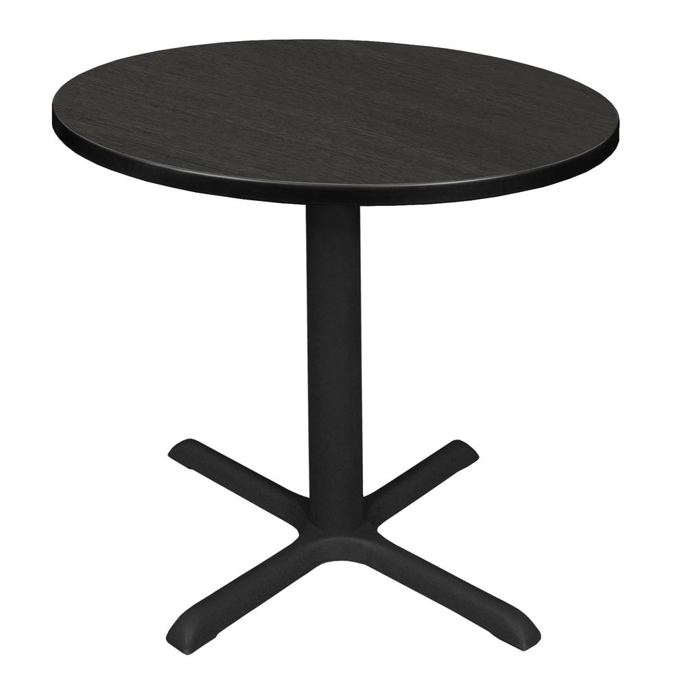 Cain 30" Round Breakroom Table- Ash Grey. Picture 1