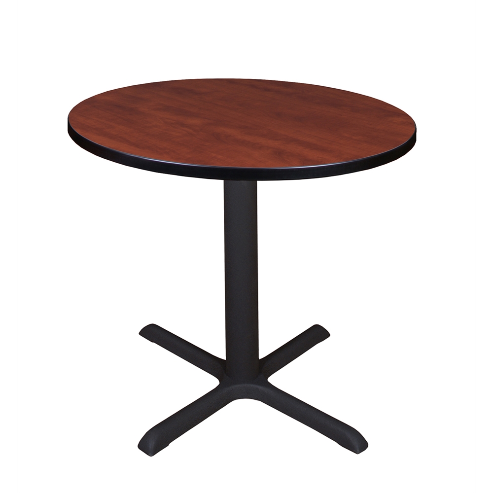 Cain 30" Round Breakroom Table- Cherry. Picture 1
