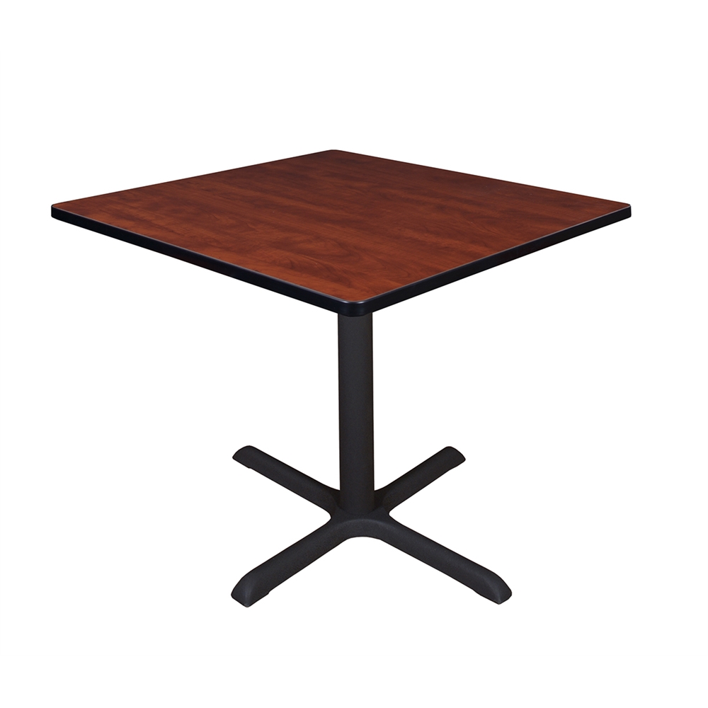 Cain 36" Square Breakroom Table- Cherry. Picture 1