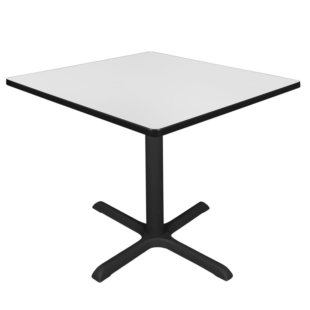 Cain 36" Square Breakroom Table- White. Picture 1