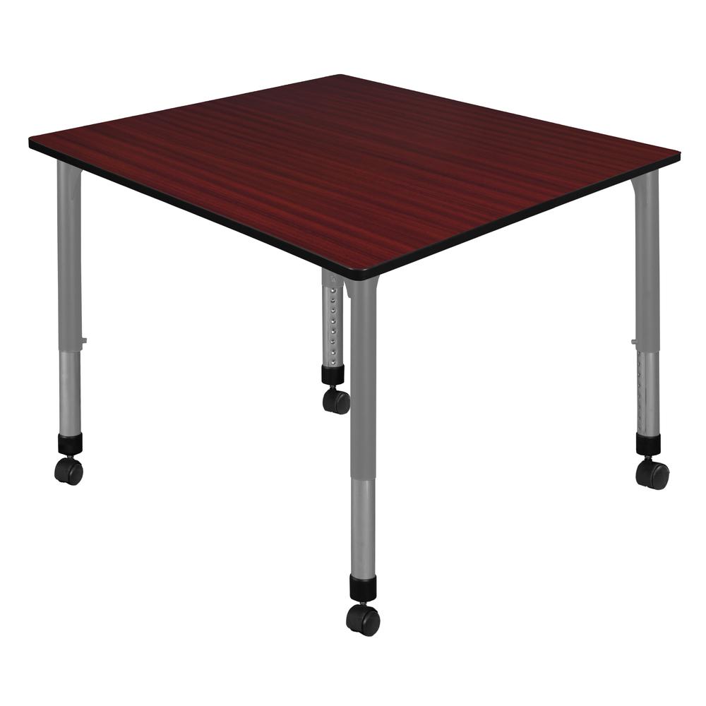Regency Kee 42 in. Square Height Adjustable Mobile Classroom Activity Table. The main picture.
