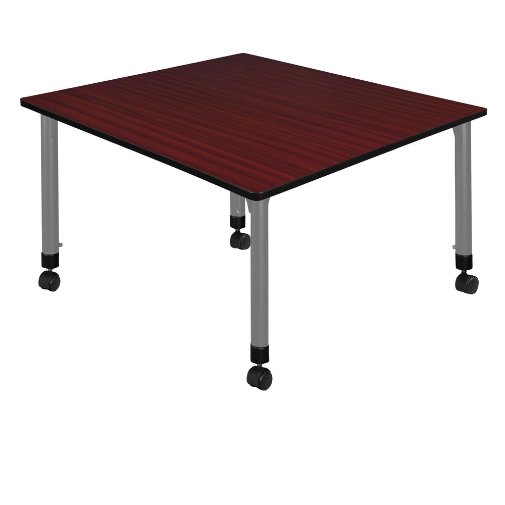 Regency Kee 42 in. Square Height Adjustable Mobile Classroom Activity Table. Picture 5