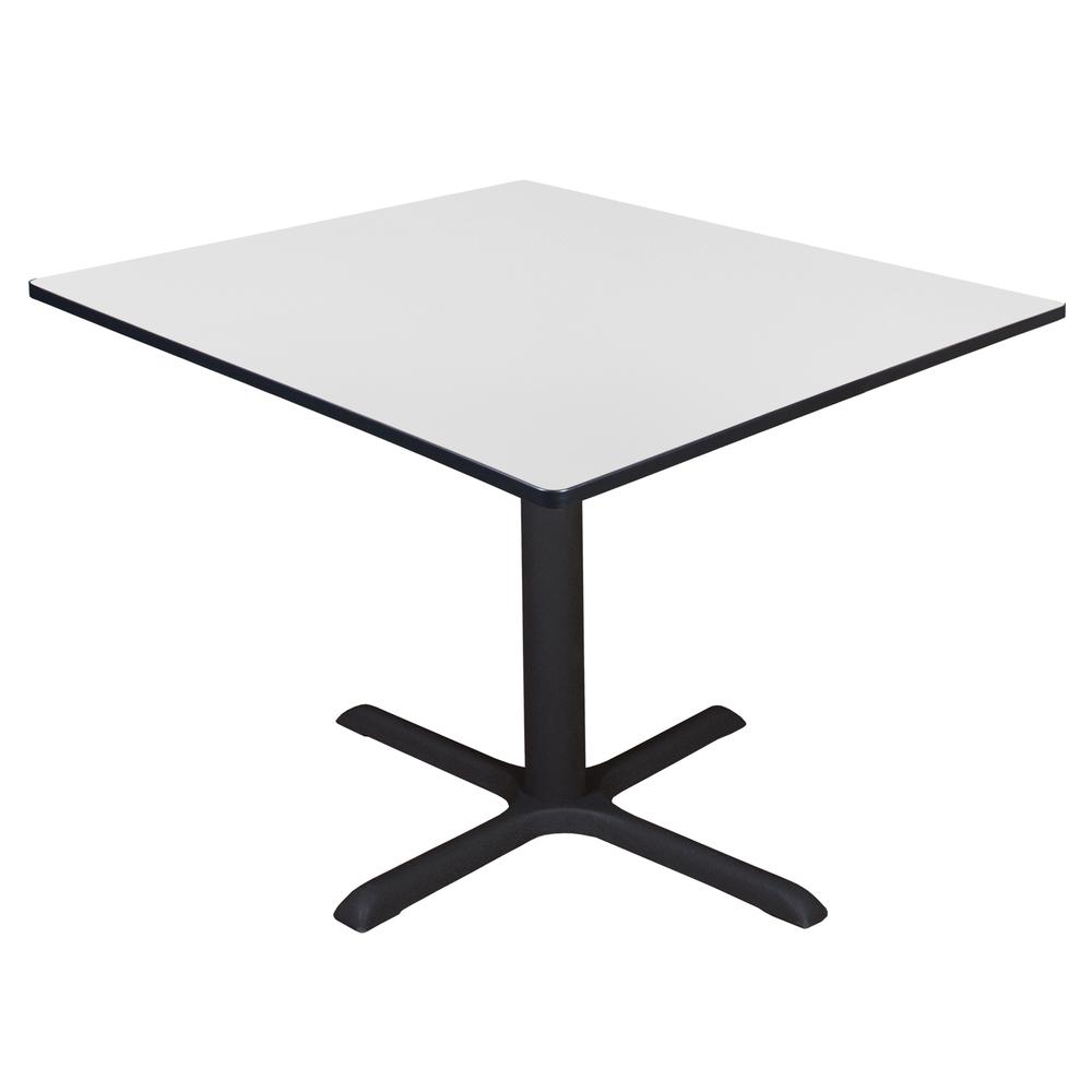 Cain 48" Square Breakroom Table- White. Picture 1