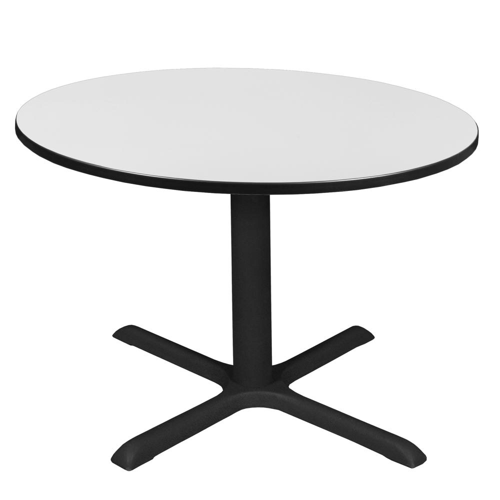 Cain 48" Round Breakroom Table- White. Picture 1