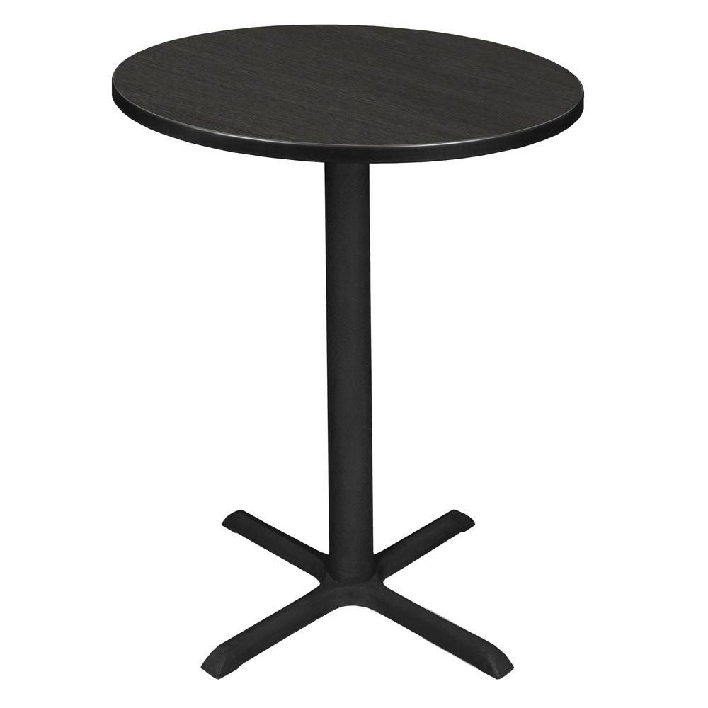 Cain 30" Round Cafe Table- Ash Grey. Picture 1