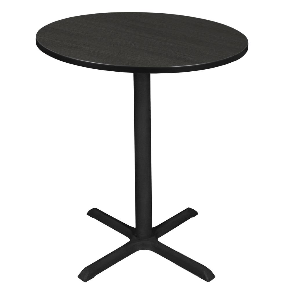 Cain 36" Round Cafe Table- Ash Grey. Picture 1