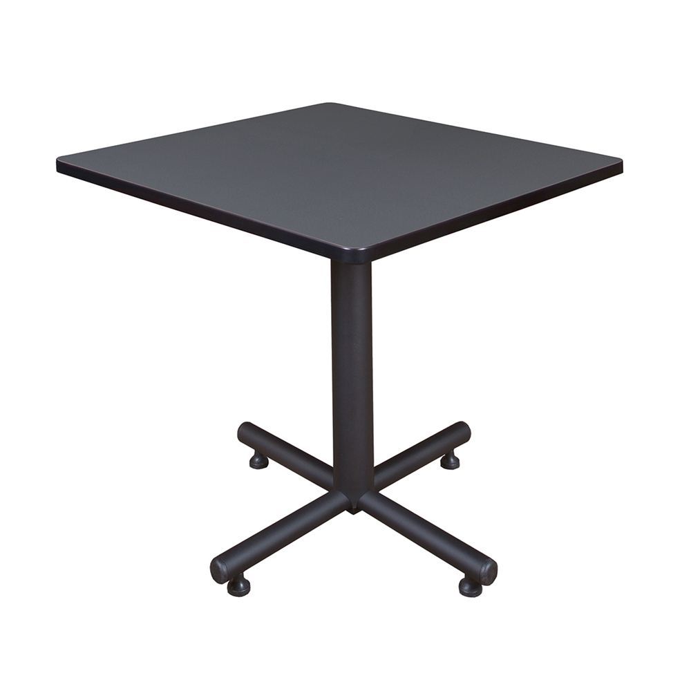 Kobe 30" Square Breakroom Table- Grey. The main picture.