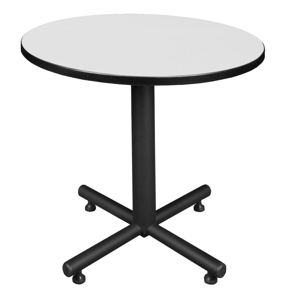 Kobe 30" Round Breakroom Table- White. Picture 1