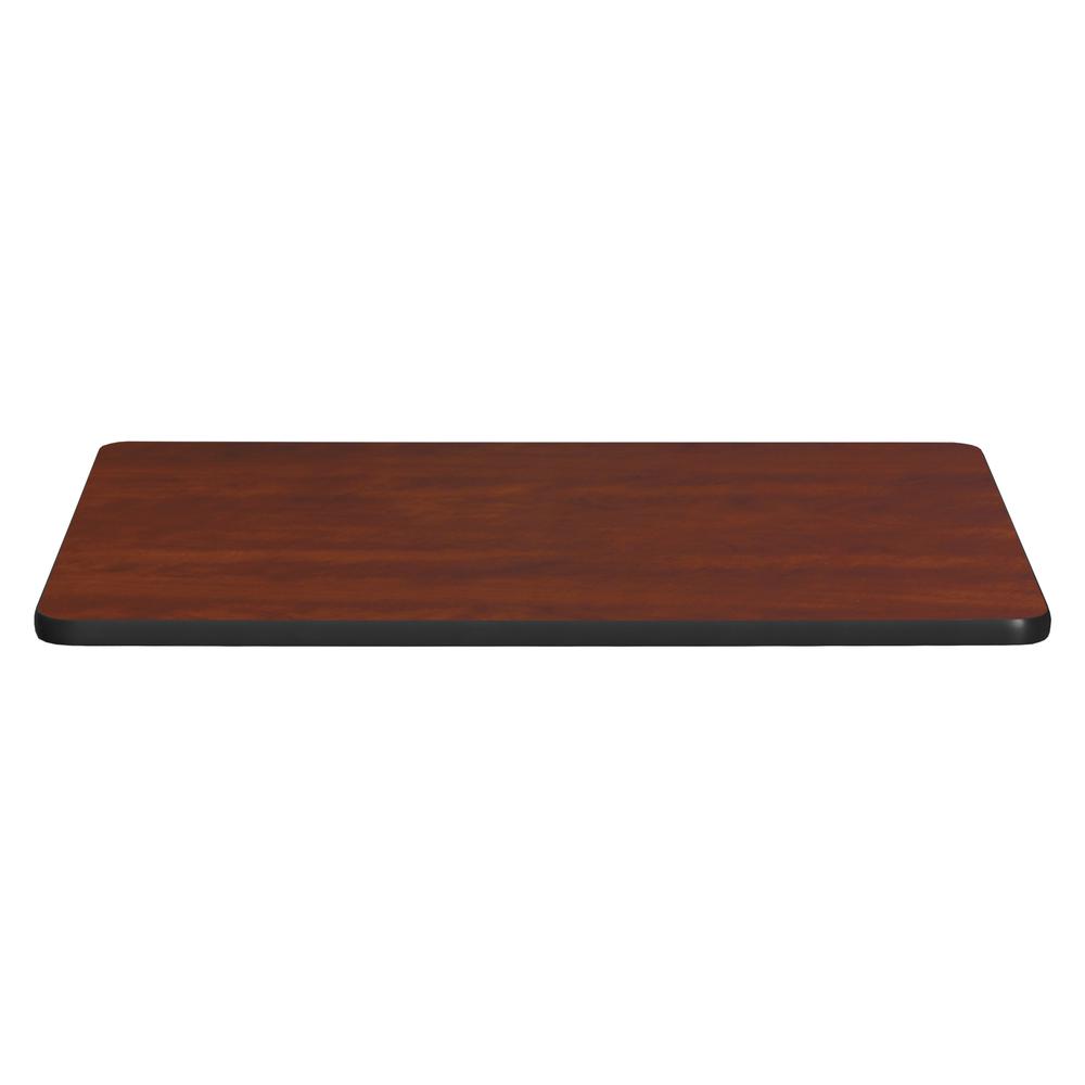 18.5" x 26" Standard Rectangle Table Top- Cherry/ Maple. Picture 3
