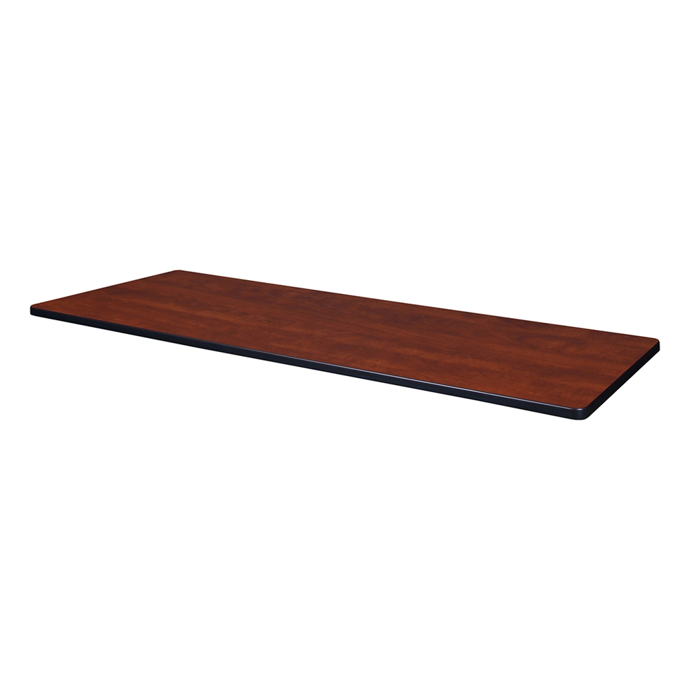 60" x 24" Rectangle Laminate Table Top- Cherry/ Maple. Picture 1