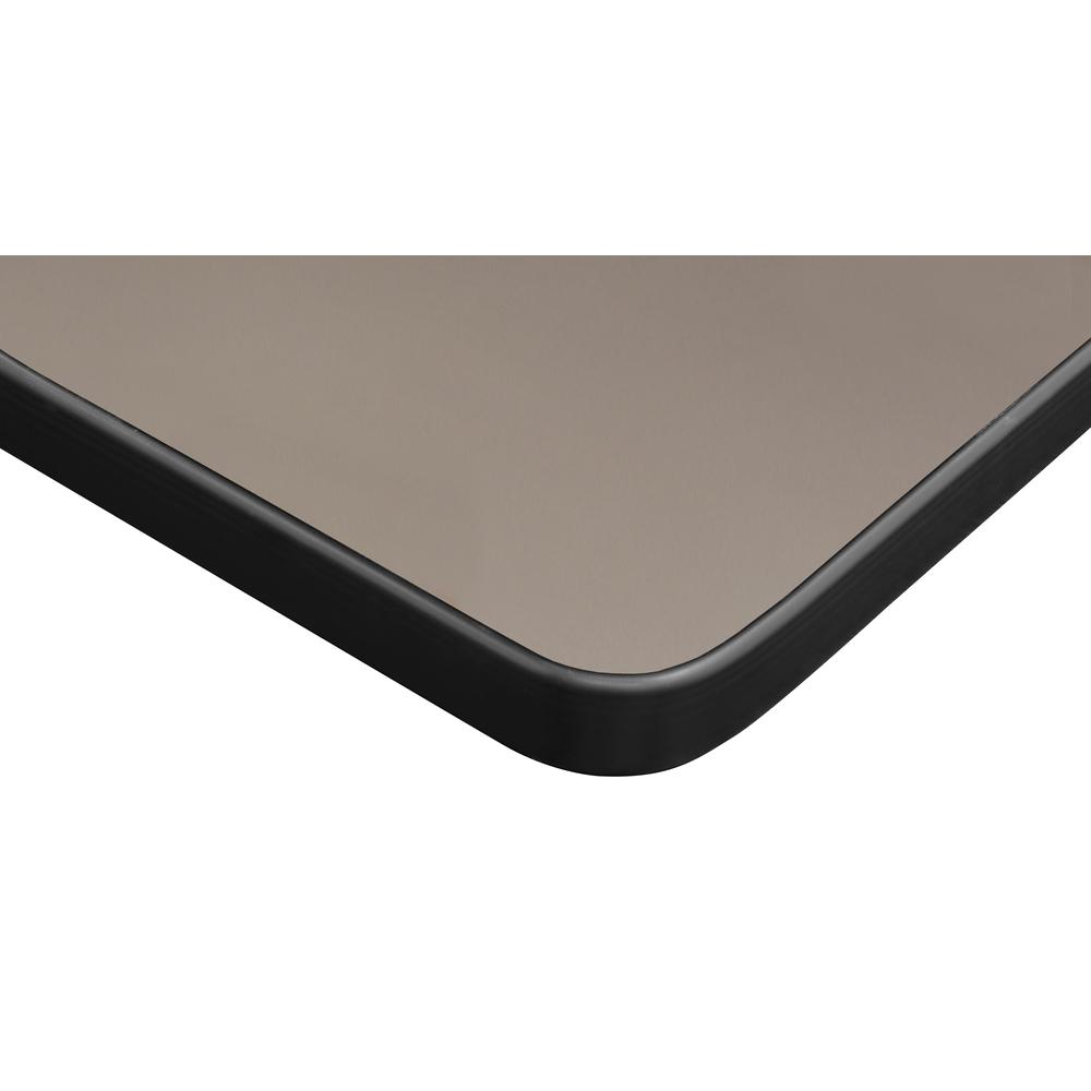60" x 30" Standard Rectangle Table Top- Beige/Grey. Picture 4