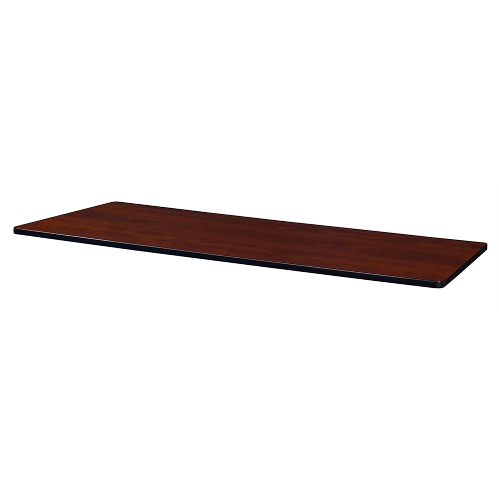 66" x 30" Rectangle Laminate Table Top- Cherry/ Maple. Picture 1