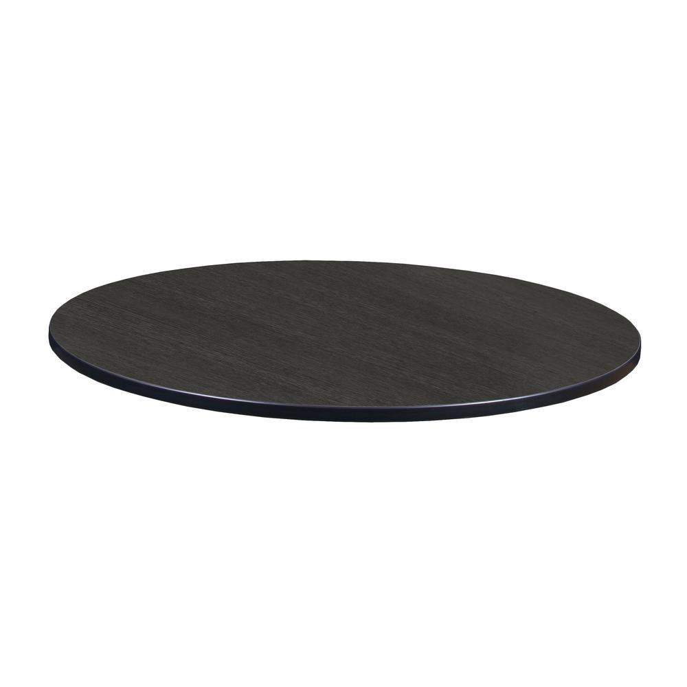 48" Round Laminate Table Top- Ash Grey/White. Picture 1