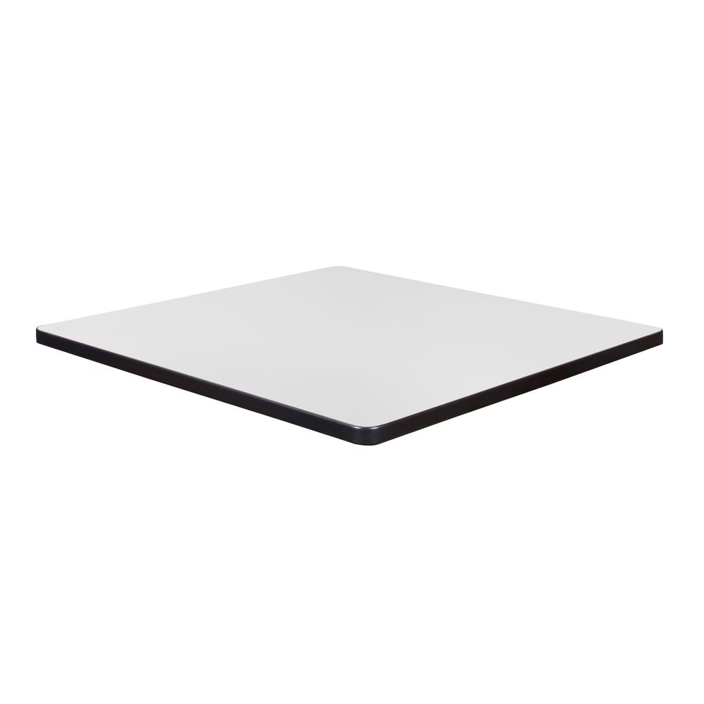30" Square Laminate Table Top- Ash Grey/White. Picture 2