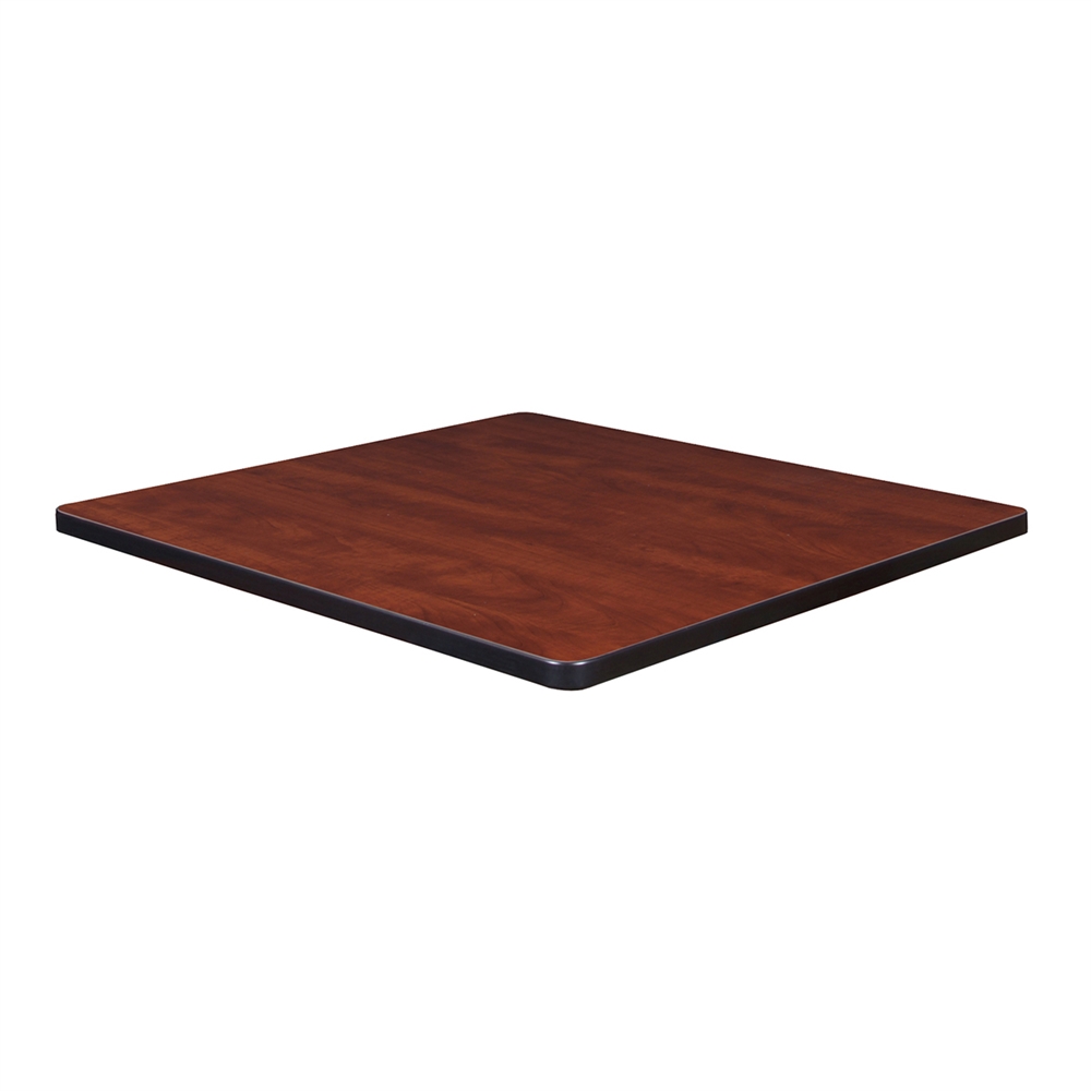 30" Square Laminate Table Top- Cherry/ Maple. Picture 1